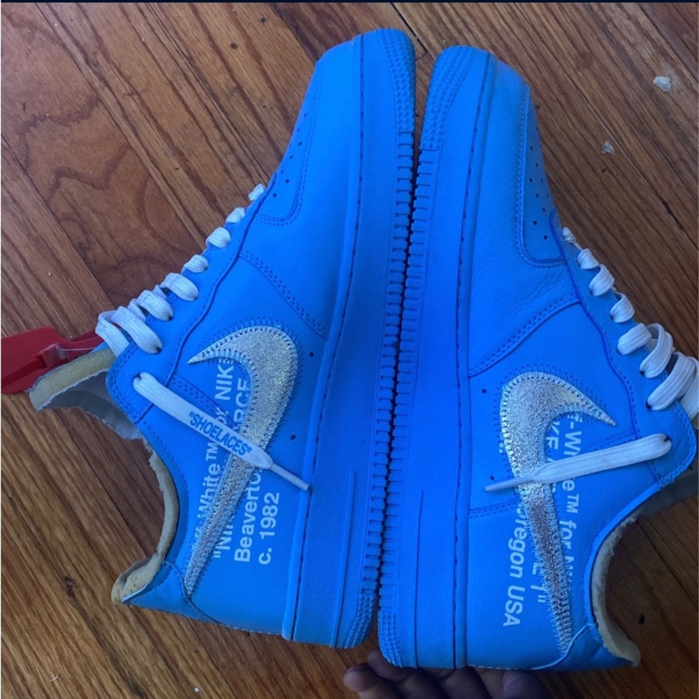 nike off white unc af1